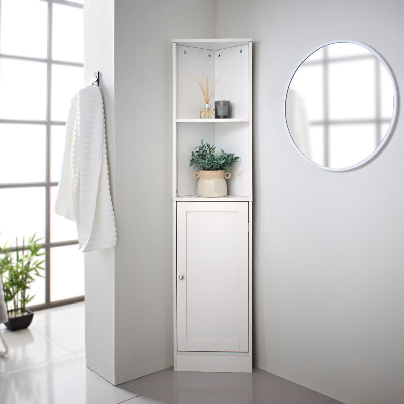 Redena Wall Mounted Required Linen Cabinet