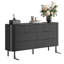 Commode double 7 tiroirs 60,24 po Bridgemont-544029822