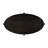 Oval Wood Coffee Table With Seagrass Shelf-1843684614