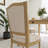 7-Piece Wood Frame Rustic Extendable Dining Table Set With Drawers