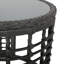 Table d'appoint grise, P 17,78 po x l 16,58 po, 12,06 lb, comptoir à boissons - texture, poids de 17,78 po x 16,58 po x 11,9 lb-131330909