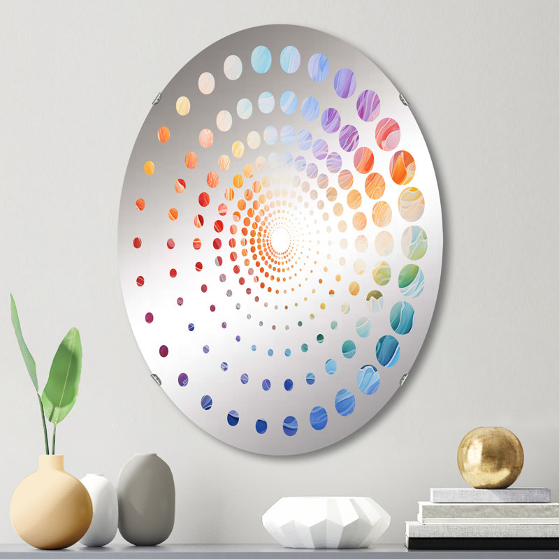 Miroir mural oval, 29,5 po x 19,6 po