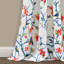 Panneau de rideau obscurcissant et floral avec passe-tringle Floral-416634775-416652602
