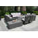 Omied Wicker/Rattan 9 - Person Seating Group With Cushions