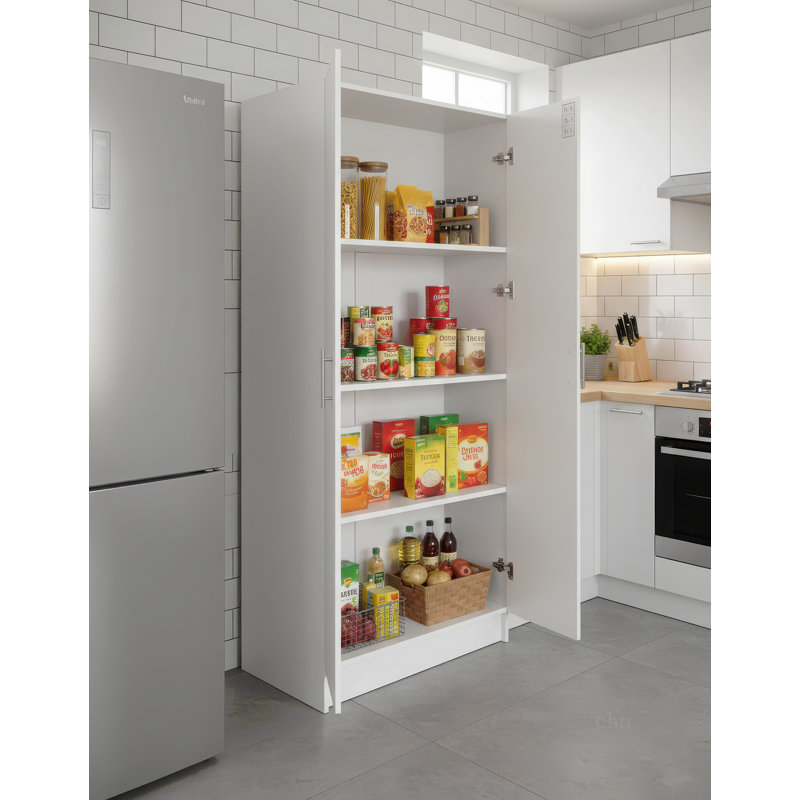 Armoire de rangement polyvalente Modex, White