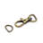 Dritz 1/2" Swivel Hooks & D-Rings, 12 Sets, Antique Brass