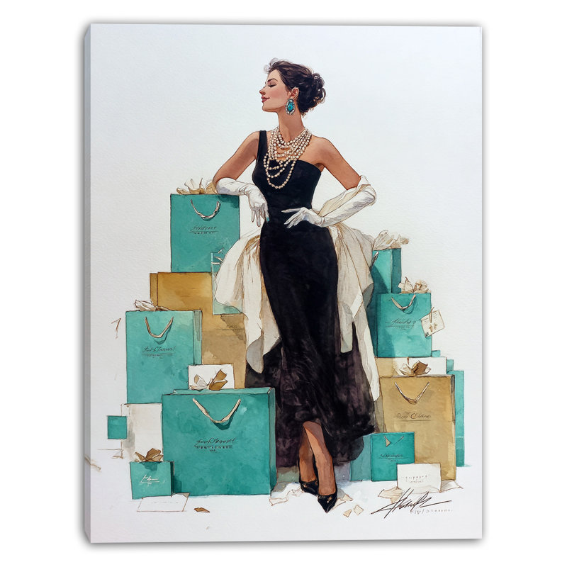 Art mural sur toile Glamour and Grace, H 36 po x l 24 po