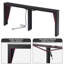 Longue console avec prises de courant