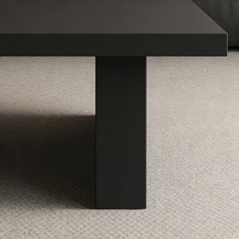 Table basse Modern Modern, Noir, H 13,77 po x L 51,18 po x l 27,55 po