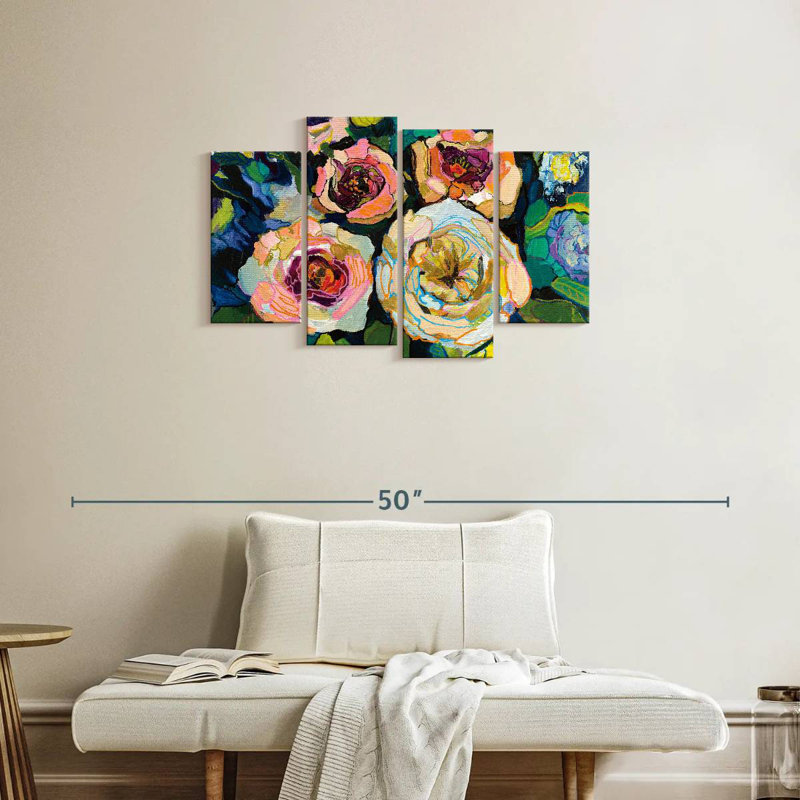 Pivoine, 22" H x 36" W