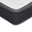 Grand matelas de 8 po - avec ressorts ensachés et mousse viscoélastique imprégnée de gel, support de secours, nuit de sommeil confortable, transfert de mouvement minimisé, détente pour la nuit dans la chambre à coucher, dérangement réduit
