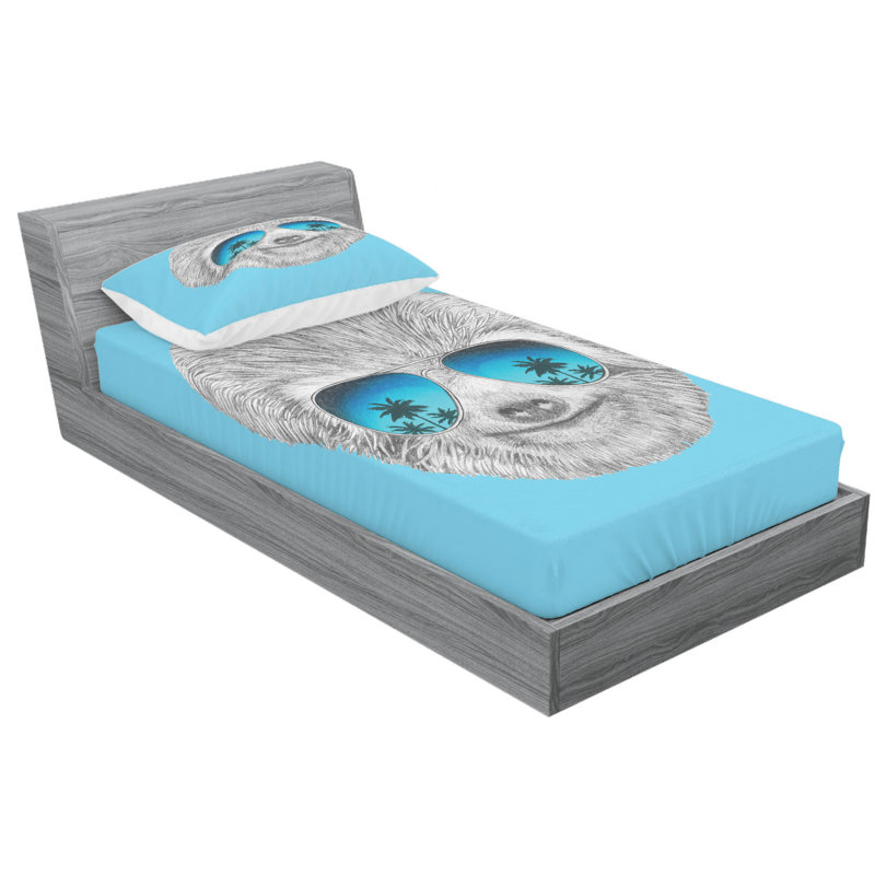 Microfiber Sheet Set, Twin XL Sheet Set with Fitted Sheet