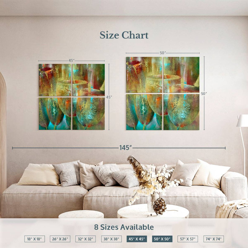 Reflection, 50" H x 50" W