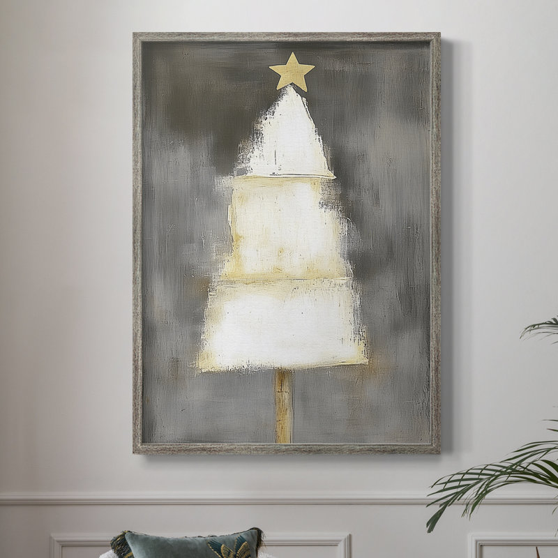 «Christmas Holiday Art DCCLxxx», reproduction d'art encadrée - bois massif XMA171315, H 15 po x l 12 po