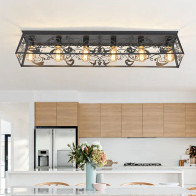 Plafonnier encastré 6 lumières 45,28 po