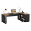 Bureau de direction en L 78,7 po avec armoire Starage-1883382252