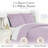 Southshore Fine Linens Southshore Basics Duvet Cover Set in Lilac, Double-Brushed Microfiber Bedding with Hidden Zipper Closure and Corner Ties, 2 Pillow Shams, Full/Queen-993066942-993066924
