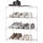 8 Pair Stackable Shoe Rack