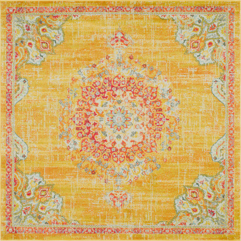 Oriental Area Rug, Square 244cm