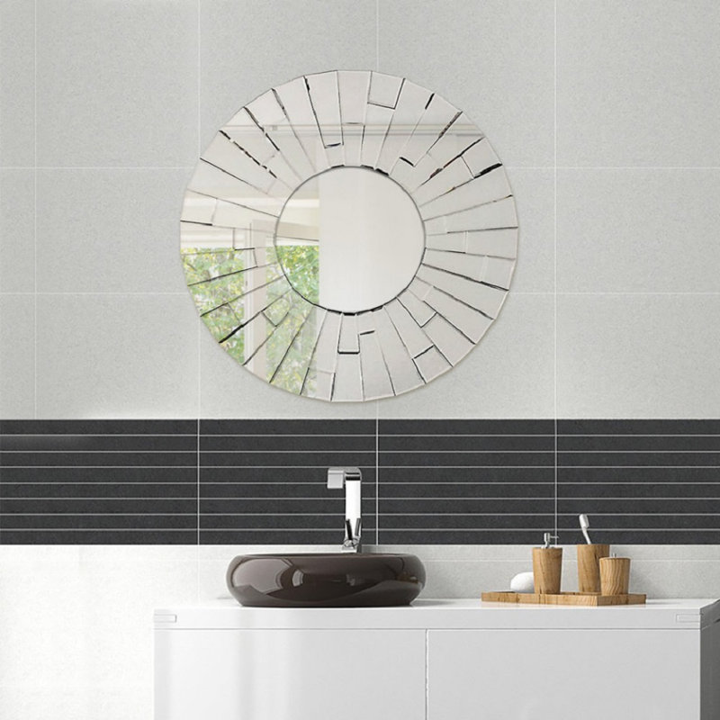 Miroir mural rond avec sonneries wind