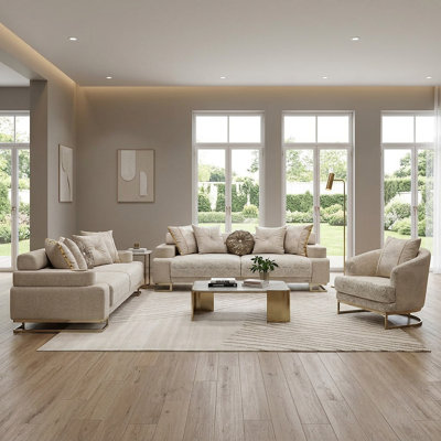 Pongu 3 - Piece Living Room Set
