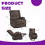Fauteuil inclinable Power Lift de qualité supérieure avec massage thérapeutique et chaleur, charge USB et porte-gobelets - confort et aide ultimes pour une meilleure position-1856525138