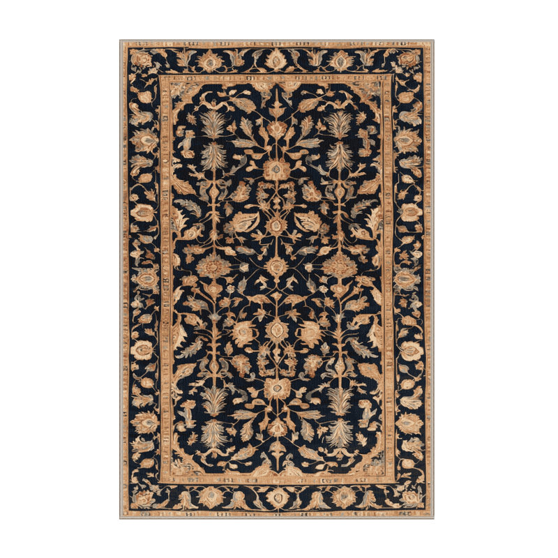 Tapis brun lavable à la machine, Tapis de couloir 2 pi x 4 pi