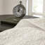 Couvre-lit grand réversible crème - rembourrage en coton prélavé pour un sommeil confortable, délicatesse matelassée, matelas profond surdimensionné, 2 taies décoratives incluses Confort, luxe, livré avec