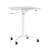 Sit To Stand Mobile Laptop Computer Stand With Height Adjustable And Tiltable Tabletop