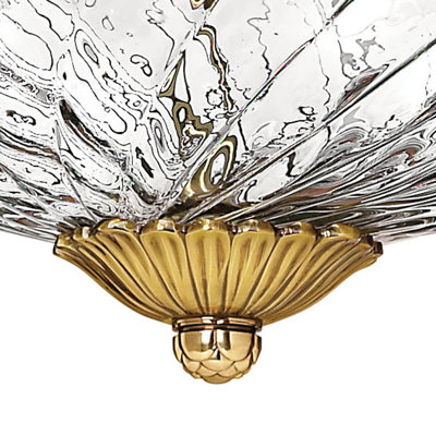 Plantation 3 Light Flush Mount