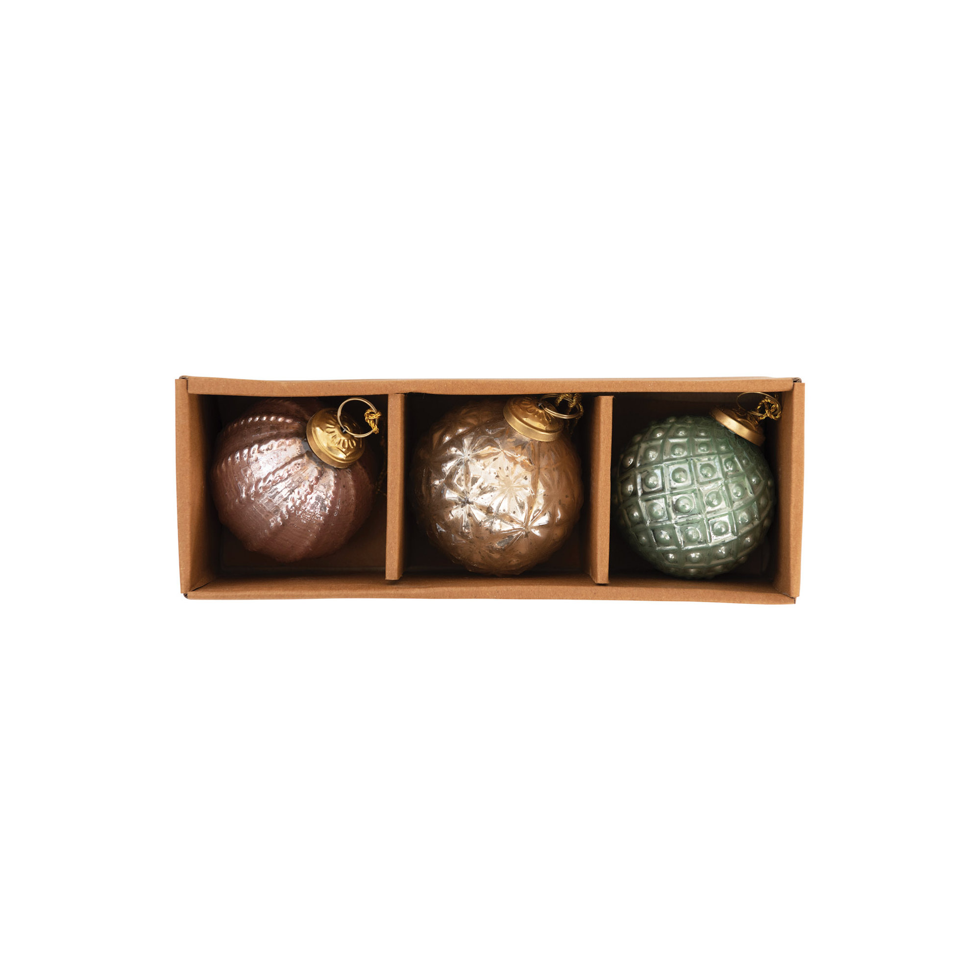 3 Piece Ball Ornament Set