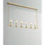 Lustre rectangulaire pour îlot de cuisine double ou simple Light Chamont-88072931-88072933-88072934