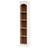 70.86" 5-Tier White & Oak Modern Slim Corner Cube Bookcase For Living Room, Office, Bedroom