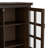 Artisan 38"W Solid Wood Transitional Medium Storage Cabinet with Glass Doors and Adjustable Shelves-1762157770