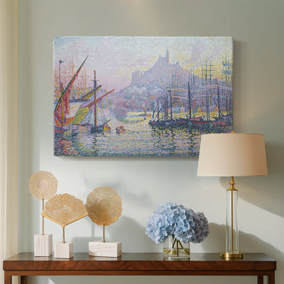Paul Signac "The Port of Marseille" - Museum Quality Gallery Wrapped Canvas Wall Art