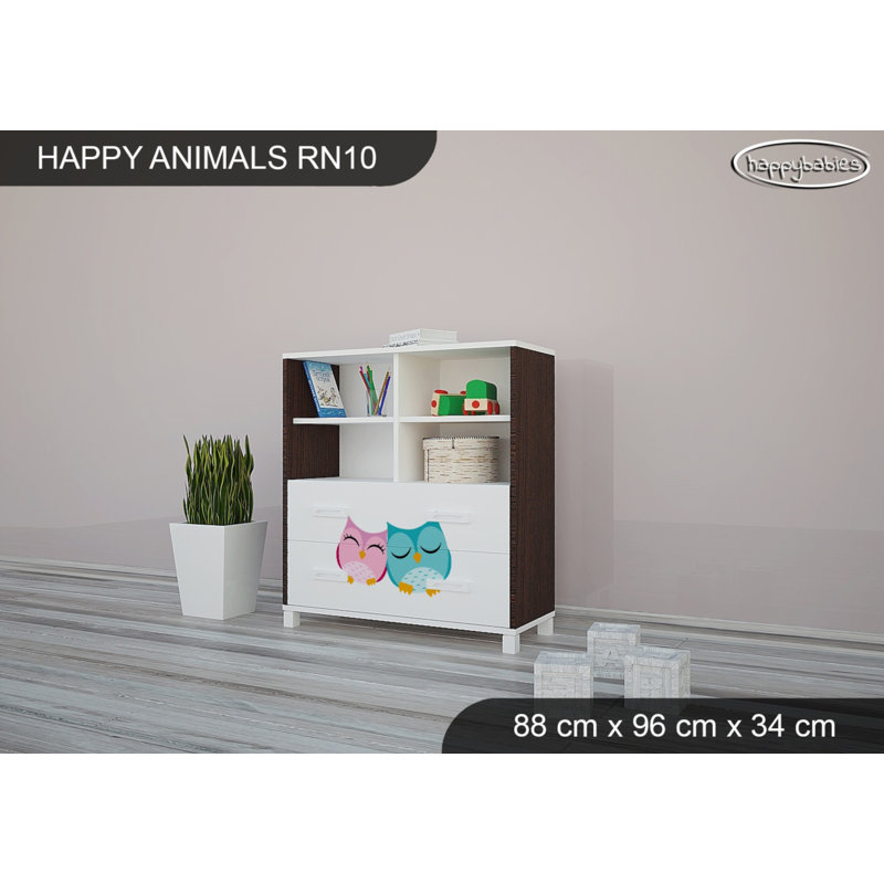 88cm W Kids Cube, Chestnut