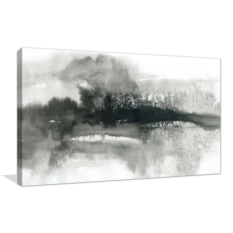 Cadre dramatique par - Peinture, Toile tendue, H 18 po x l 30 po x P 1 po
