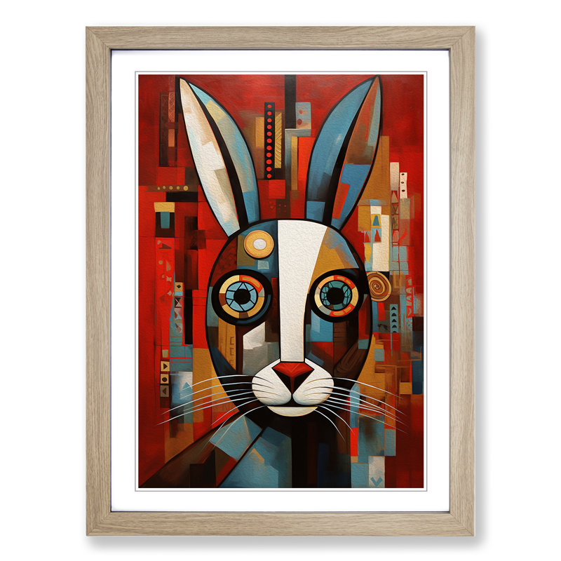 Hare Constructivism No.2 - Framed Print