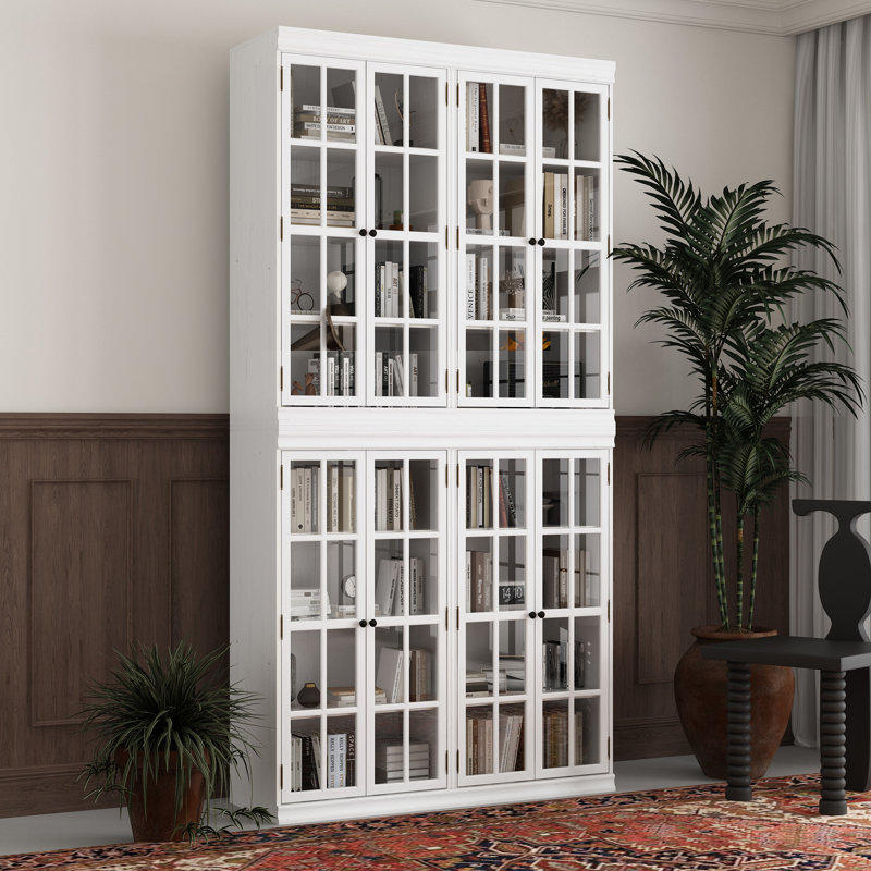 Jayziel Storage Bookcase, White