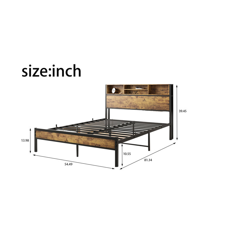 Marye Bookcase Bed