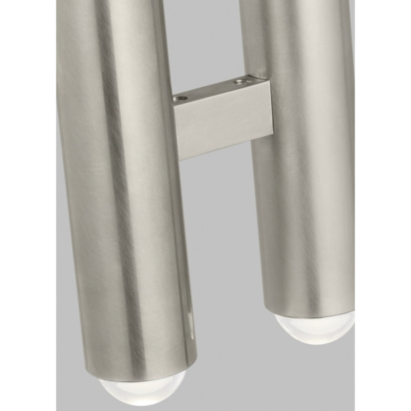Ebell 2 - Light LED Pendant, Antique Nickel