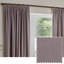 Heavy Chenille Room Darkening Curtain Panel Pair-124301559