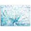 Turquoise Dandelion Drops - Wrapped Canvas Print-2147360672