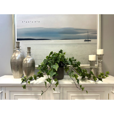 Fausse plante lierre en pot 14 po