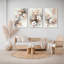 Tableau mural sur toile à motif floral de fleurs de cerisier (lot de 3)-118096093