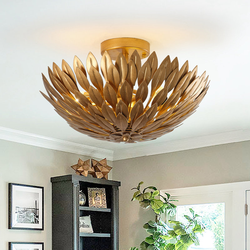 Plafonnier semi-encastré 3 lumières