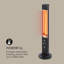 Stainless Steel Electric Standing Patio Heater-62757928