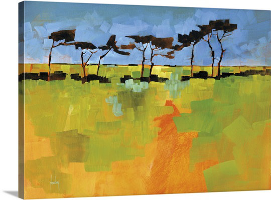 « suffolk scots du », reproduction d’art Paul Bailey, H 18 po x l 24 po x P 1,25 po, Toile