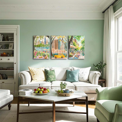 3 Piece Wrapped Canvas Print