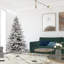 7.5' H Lighted Artificial Fir Christmas Tree